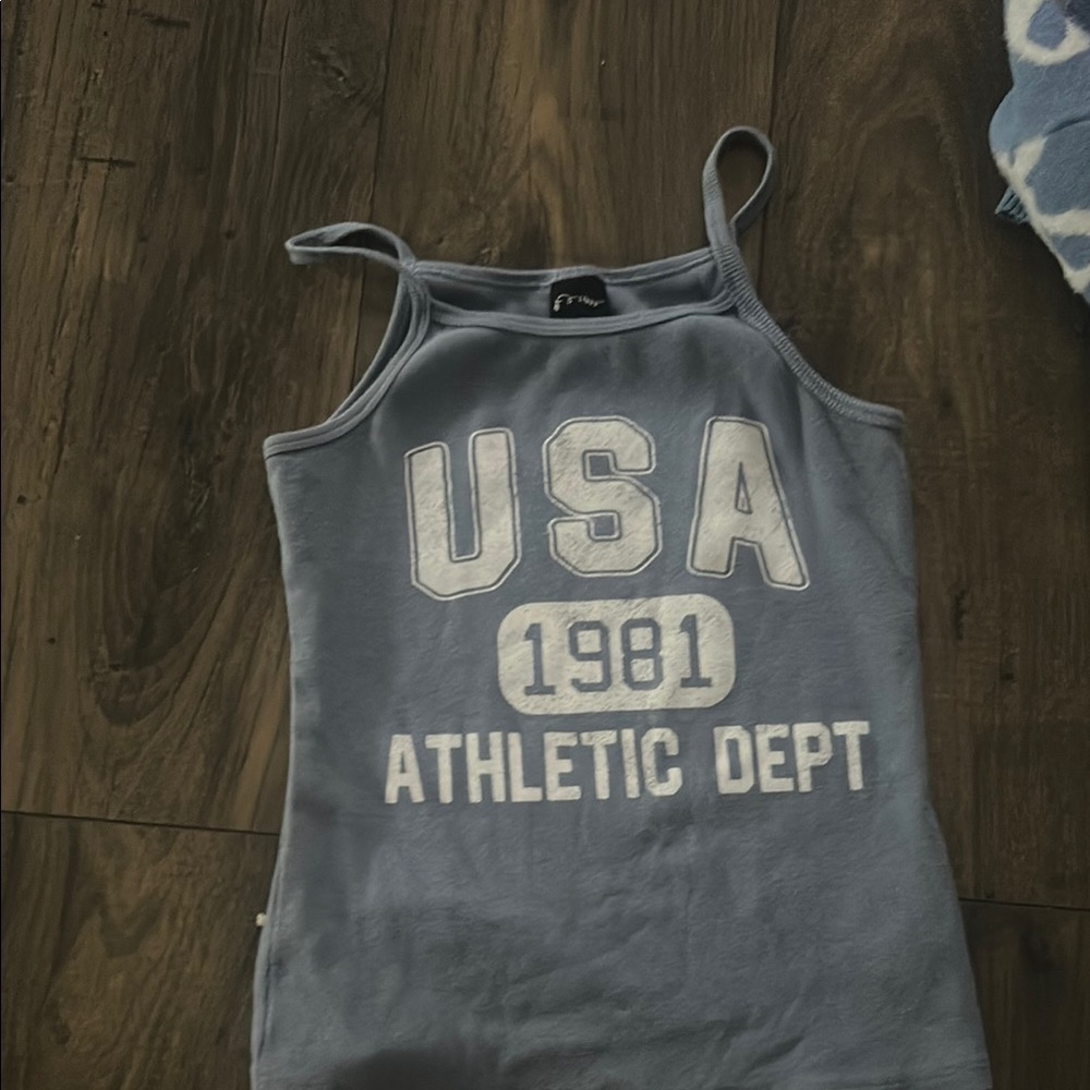 Gray USA Athletic Dept Tank Top